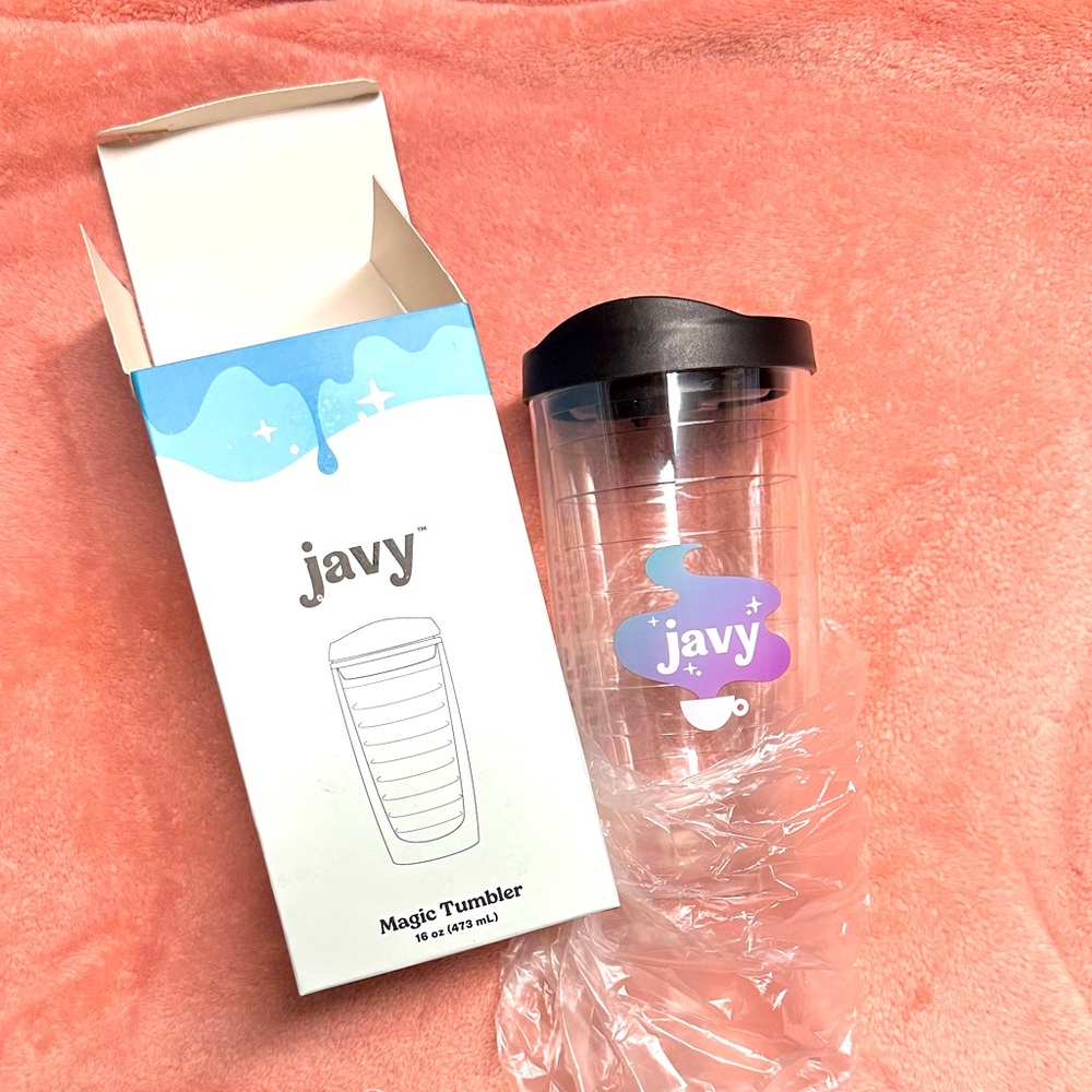 Javy 16oz insulated tumbler- Brand new in box